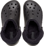 Crocs Baya Lined Fuzzy-Strap Clog