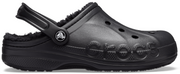 Crocs Baya Lined Fuzzy-Strap Clog