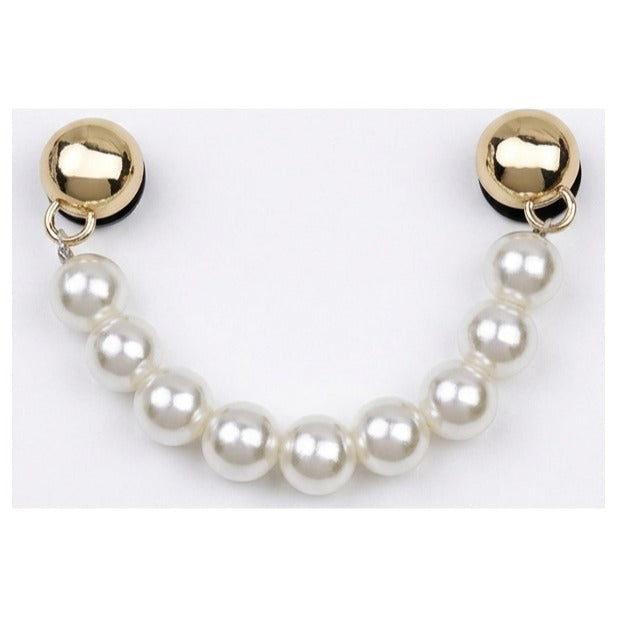 Jibbitz - Pearl - Bead Chain - Gold