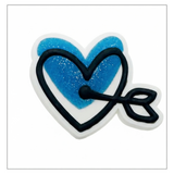 Blue Arrow Heart