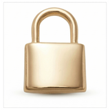 Gold Lock Icon