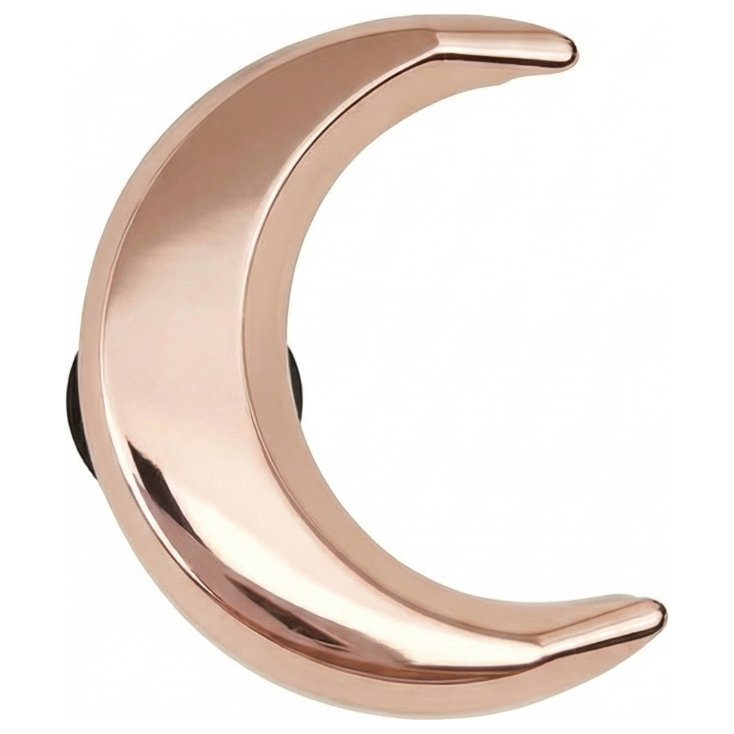 Jibbitz - Metal - Crescent Moon - Rose Gold
