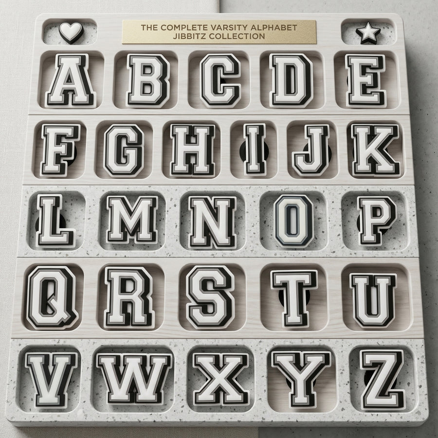 Jibbitz - Alphabet Collection - mStore.Kh | mTravel Store