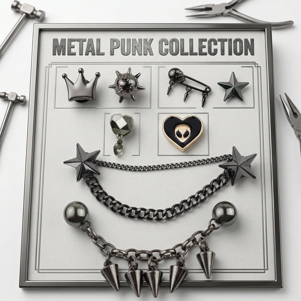 Jibbitz - Metal Punk Collection