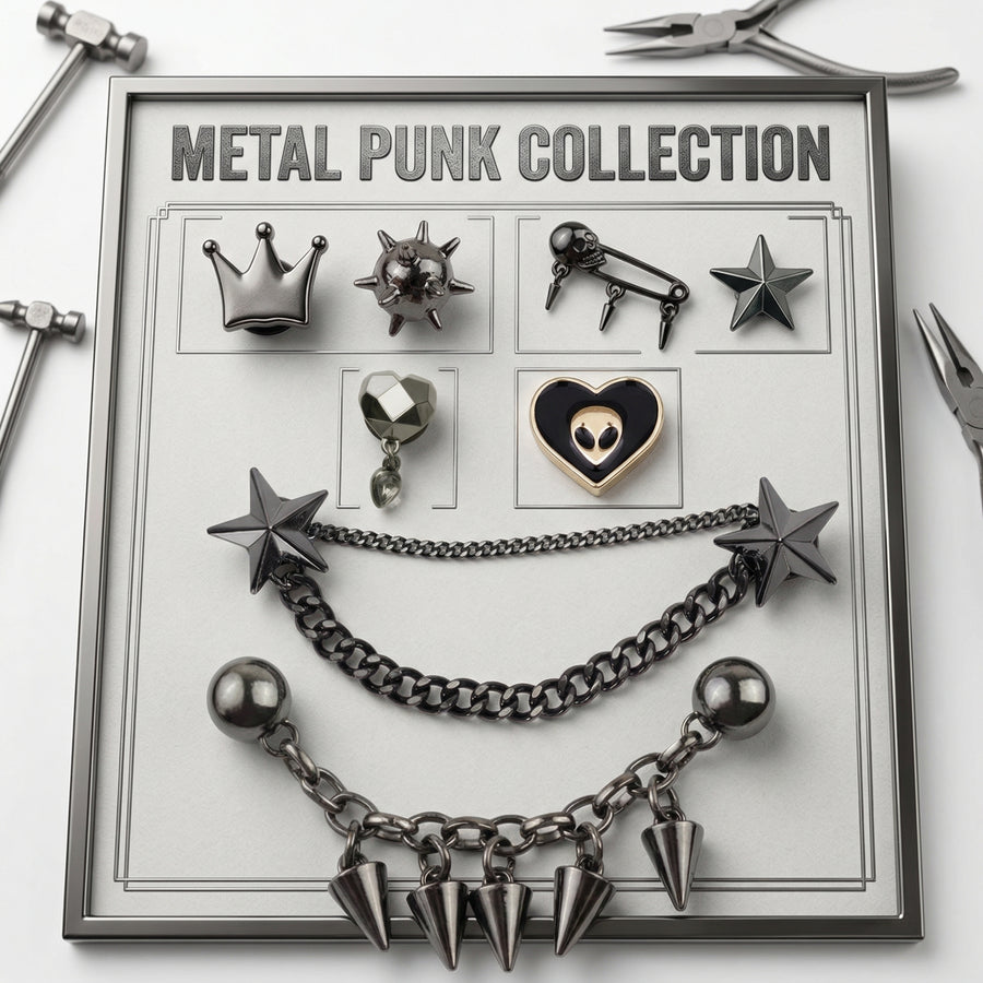 Jibbitz - Metal Punk Collection