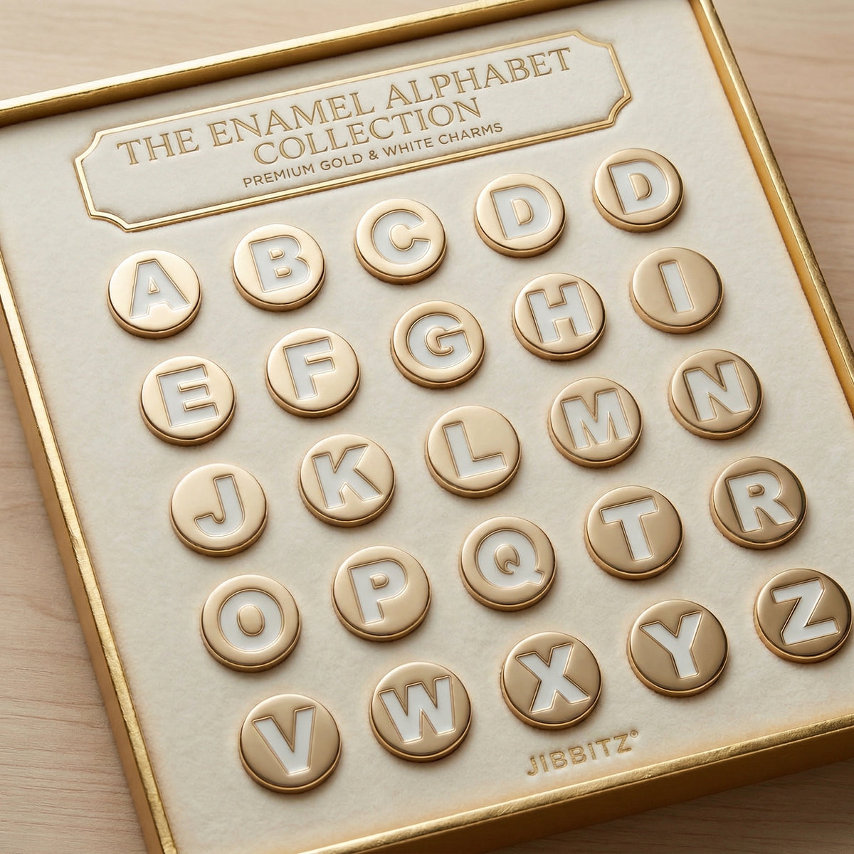 Jibbitz - Golden Alphabet Collection