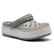 Authentic Crocs Crocband Platform Clog - Light Gray/ Rose - mStore.Kh | mTravel Store