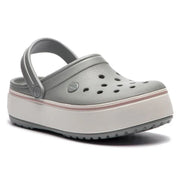 Authentic Crocs Crocband Platform Clog - Light Gray/ Rose - mStore.Kh | mTravel Store