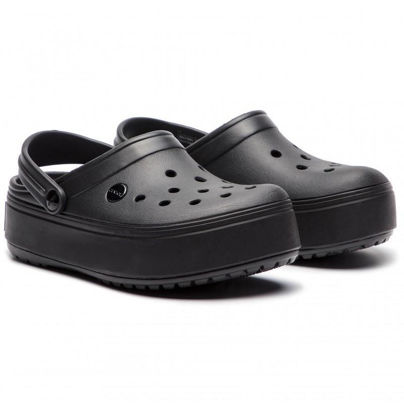 Authentic Crocs Crocband Platform Clog - All Black - mStore.Kh | mTravel Store