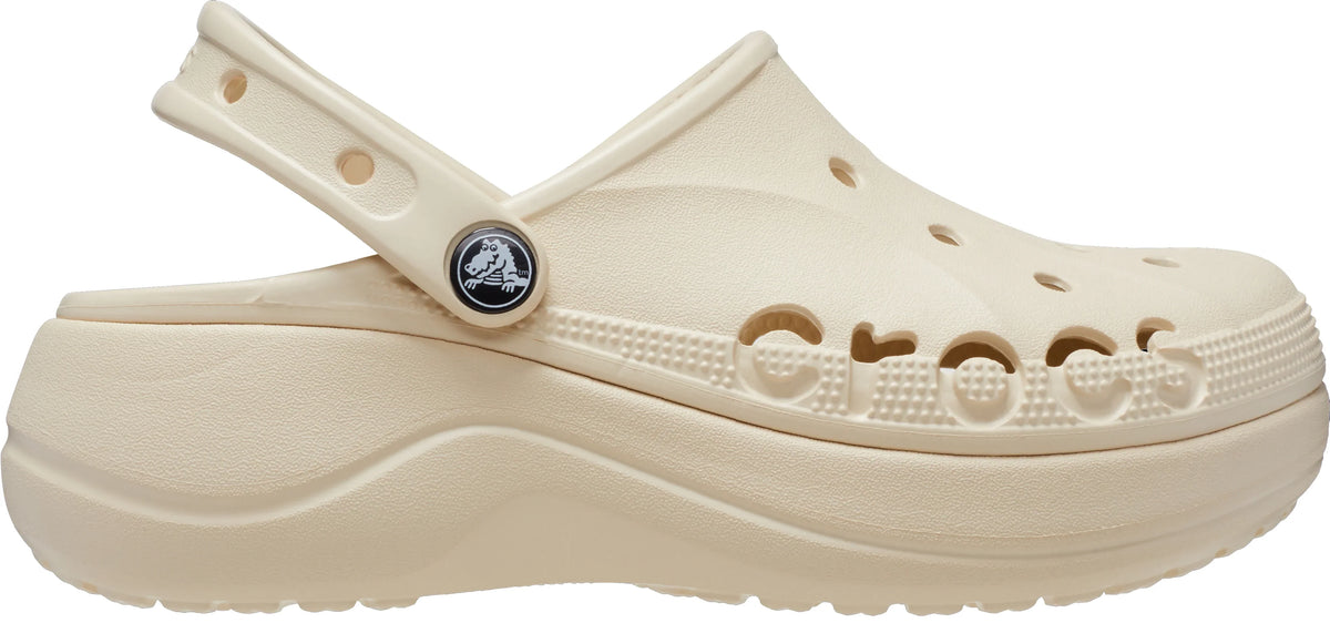 Authentic Crocs Baya Platform Clog - Bone