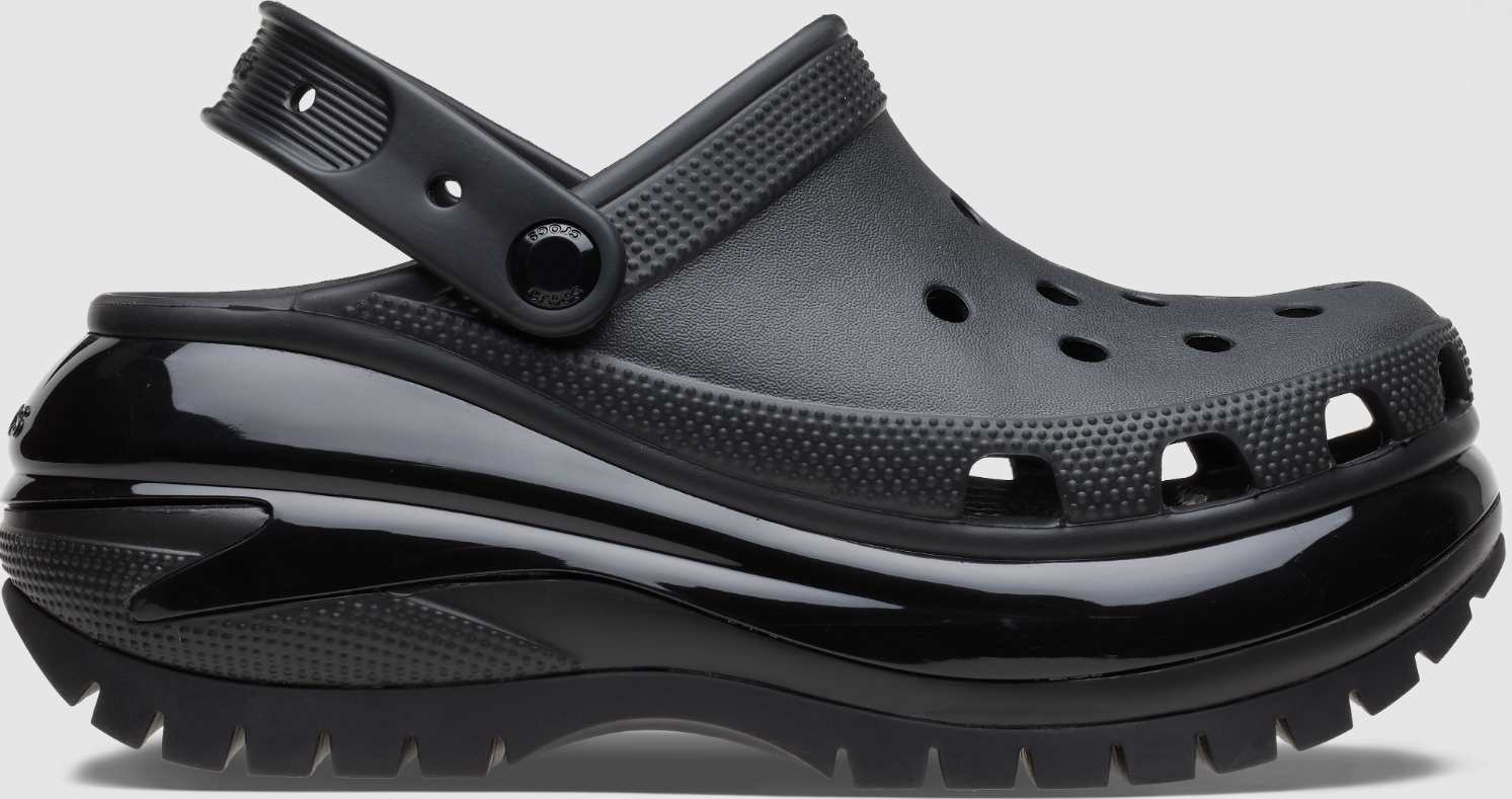 Authentic Crocs Mega Crush Clog - Black