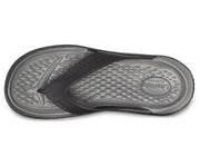 Crocs LiteRide Flip Black/ Slate Grey - mTravel Store