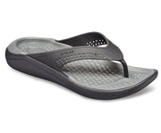 Crocs LiteRide Flip Black/ Slate Grey - mTravel Store
