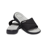 Crocs Reviva Black/Gray Slide - mTravel Store