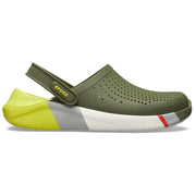LiteRide Colorblock Clog Army Green / White - mTravel Store