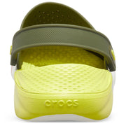 LiteRide Colorblock Clog Army Green / White - mTravel Store