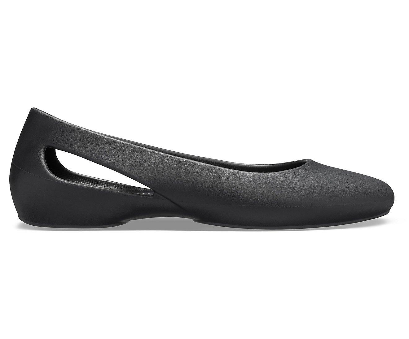 Authentic Women's Crocs Sloane Flat - Black - mTravel Store