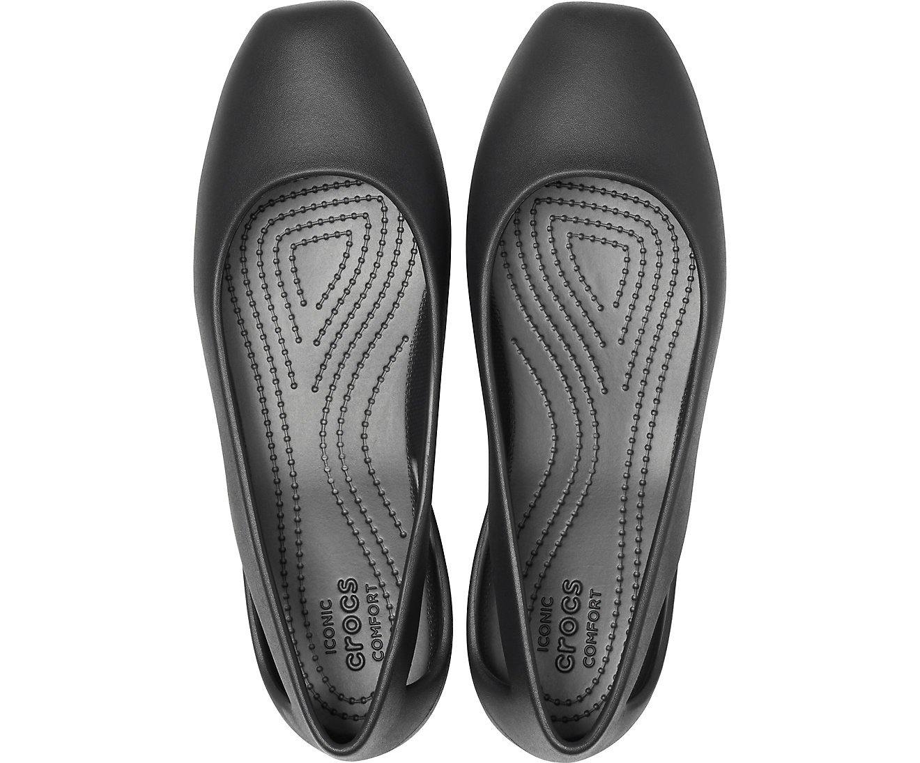 Authentic Women's Crocs Sloane Flat - Black - mTravel Store