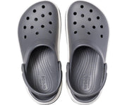 Authentic Crocband Full Force Clog - Slate Grey/ White - mTravel Store
