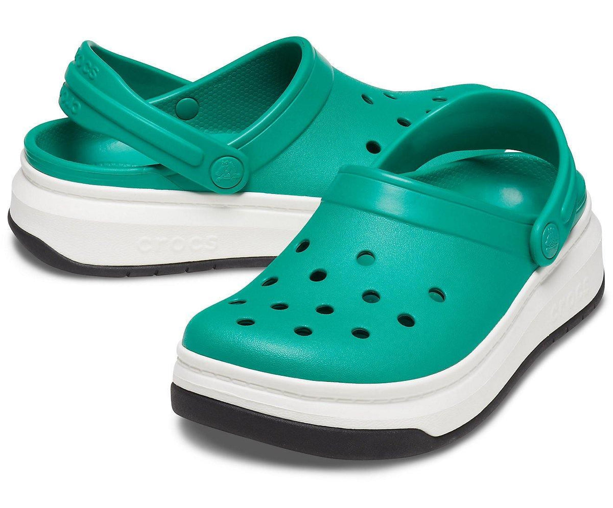 Authentic Crocband Full Force Clog - Deep Green/ White - mTravel Store