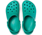 Authentic Crocband Full Force Clog - Deep Green/ White - mTravel Store