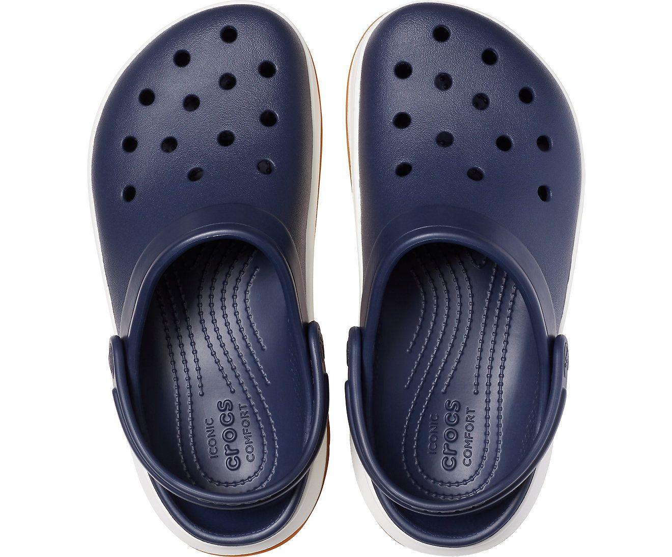Authentic Crocband Full Force Clog - Navy White | mStore | mTravel ...