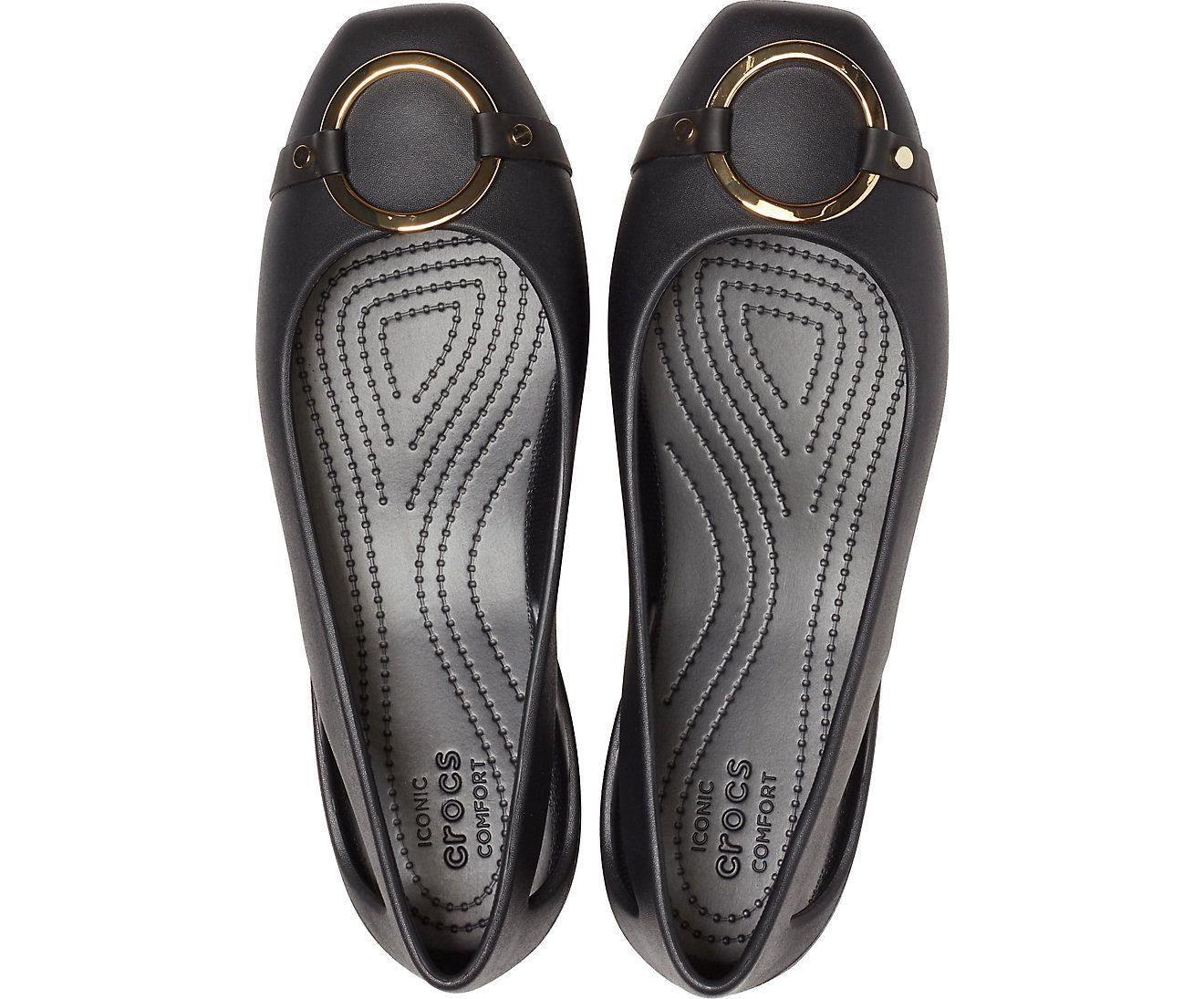 Sloane Embellished Gold/Black Women Flat - mTravel Store