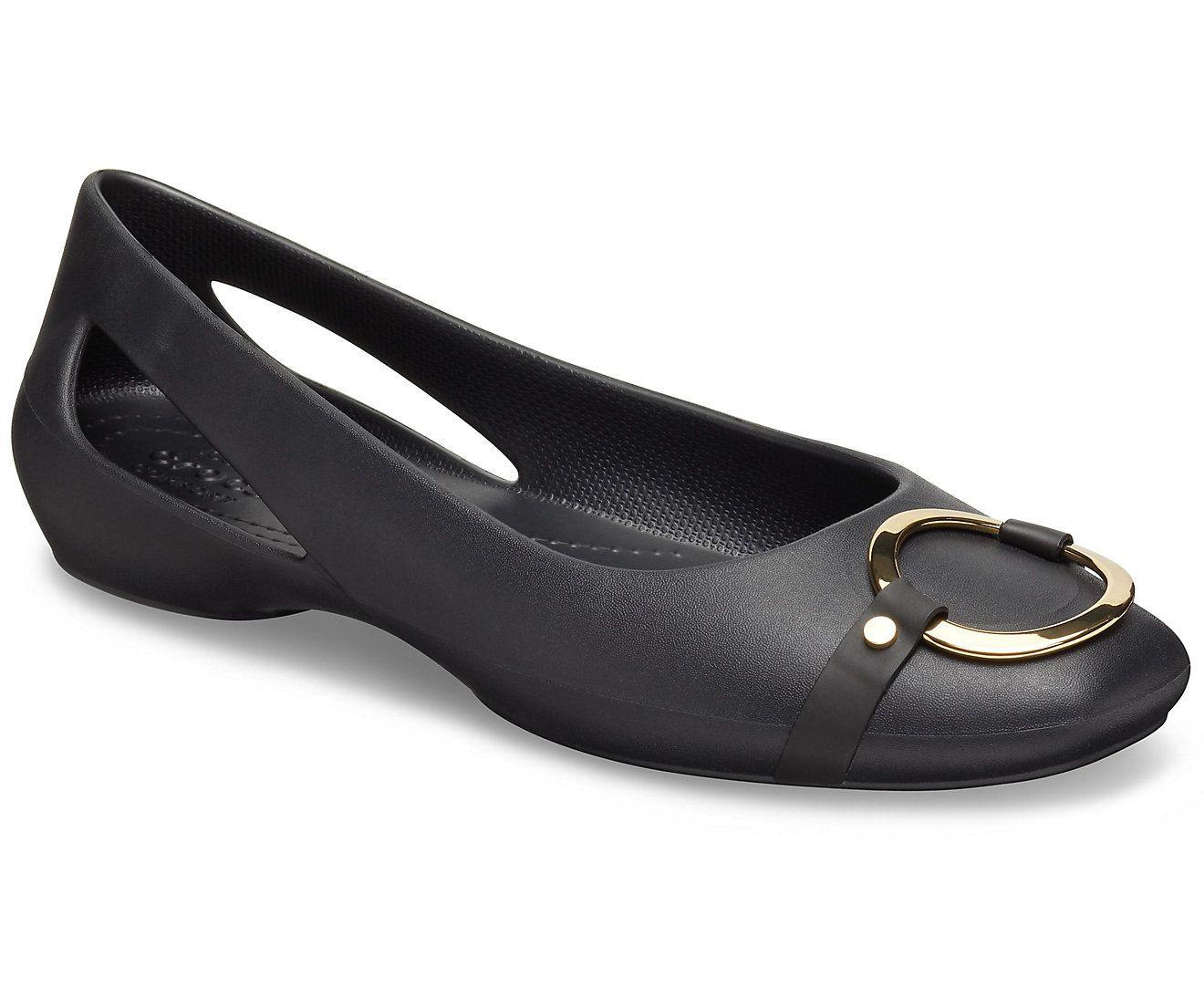 Sloane Embellished Gold/Black Women Flat - mTravel Store