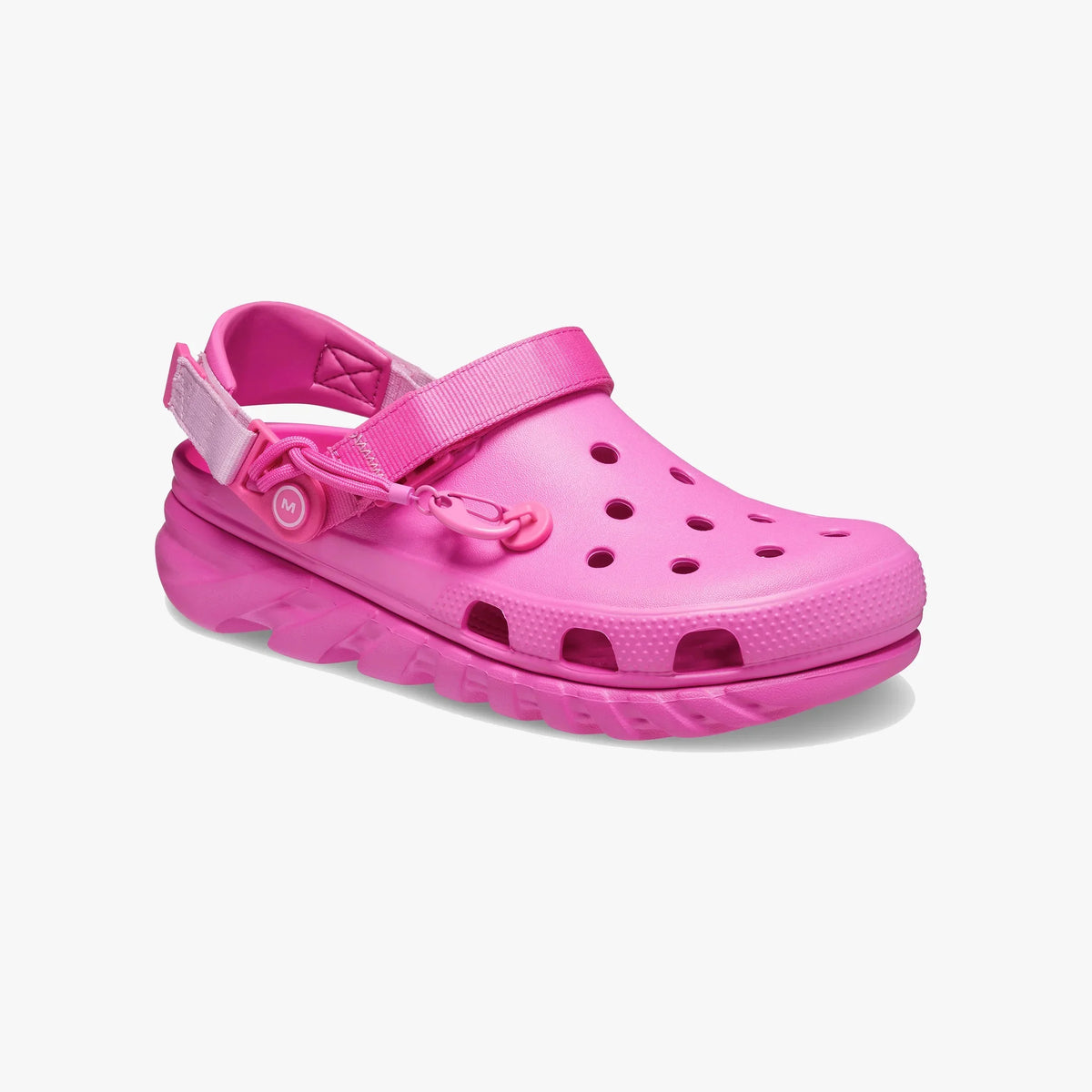Crocs X Post Malone Rare Duet Max II Platform Slip On Clogs Electric Pink W10 M8 Post Malone X Crocs Duet Max Clog II Electric Pink Size  main image 4