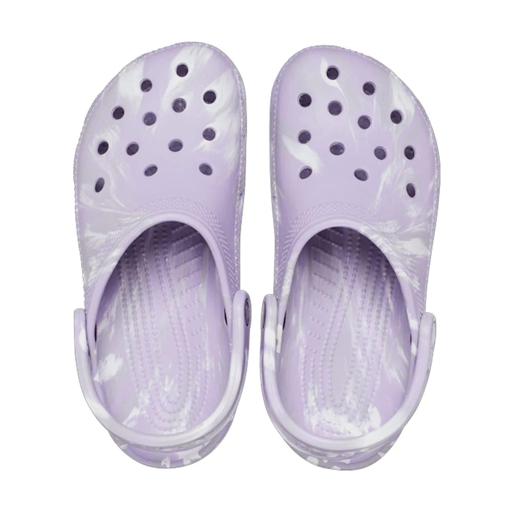 Authentic Crocs Classic Marbled Clog - Lavender