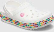 Kids' Crocs Crocband Gem Band Clog - White