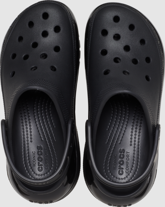 Authentic Crocs Mega Crush Clog - Black