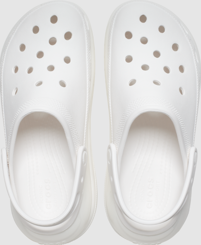 Authentic Crocs Mega Crush Clog - White