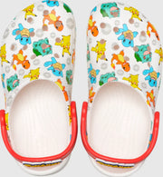 Authentic Crocs Limited Edition Kids' Classic Pokemon Clog - White/ Multi