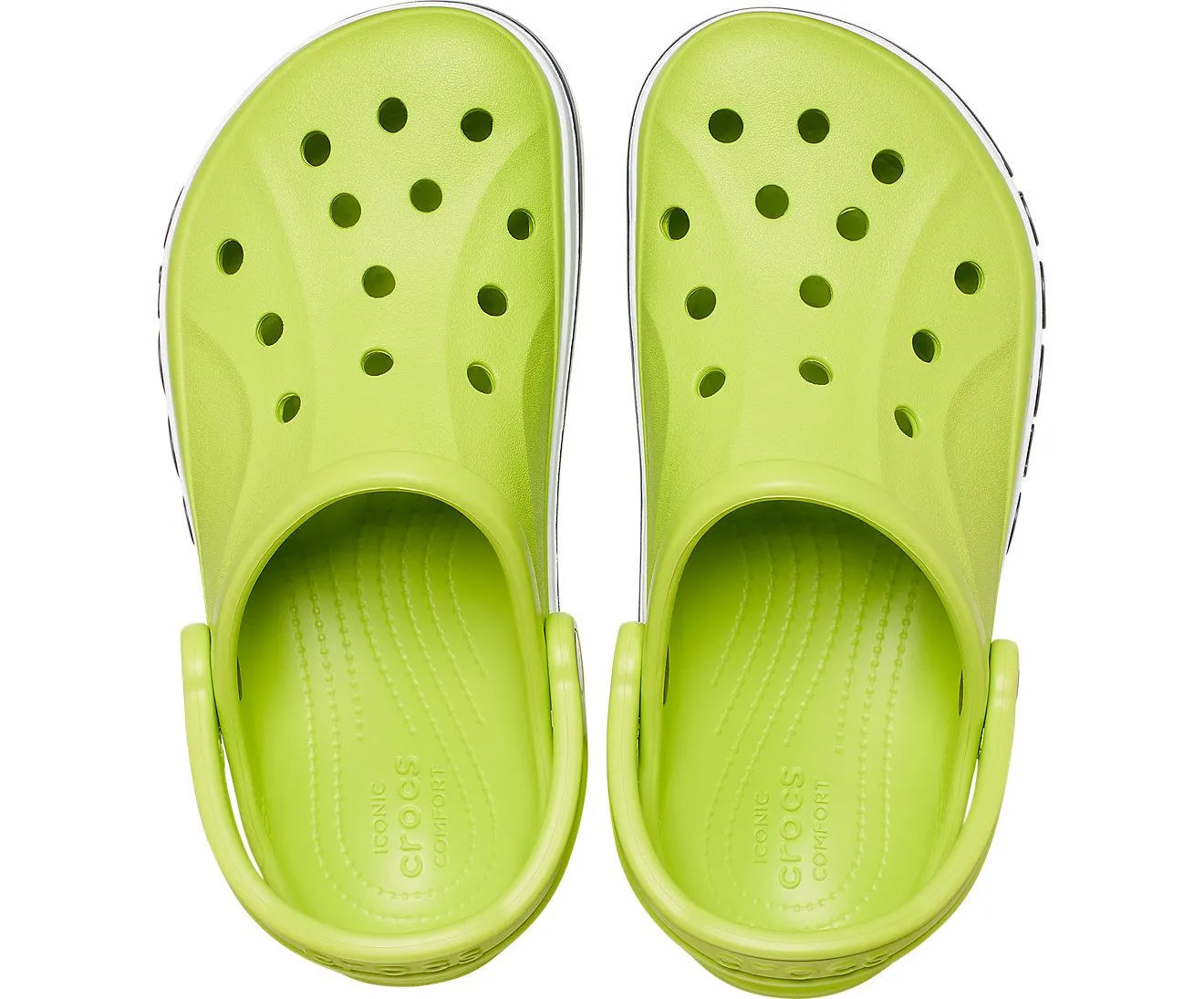 Authentic Crocs Bayaband Clog - Lime Punch/ Navy