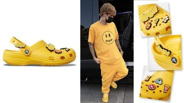 Rare Limited Edition Crocs X Justin Bieber with Drew - Classic Clog!