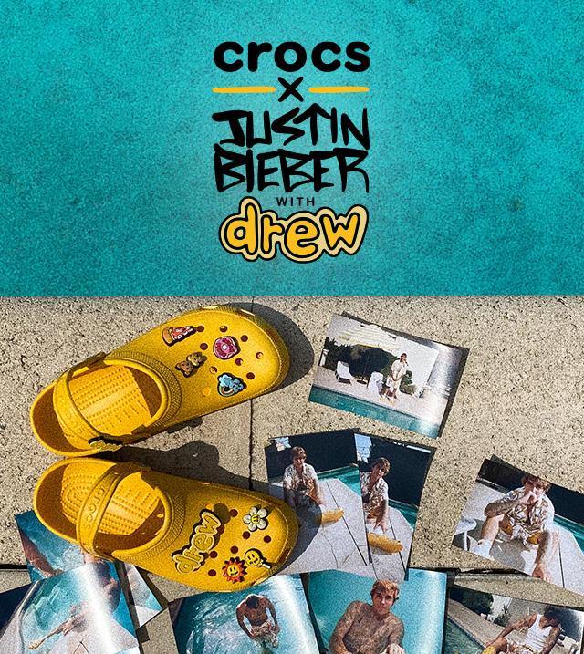 Justin Bieber with drew house x Crocs Classic Clog 2