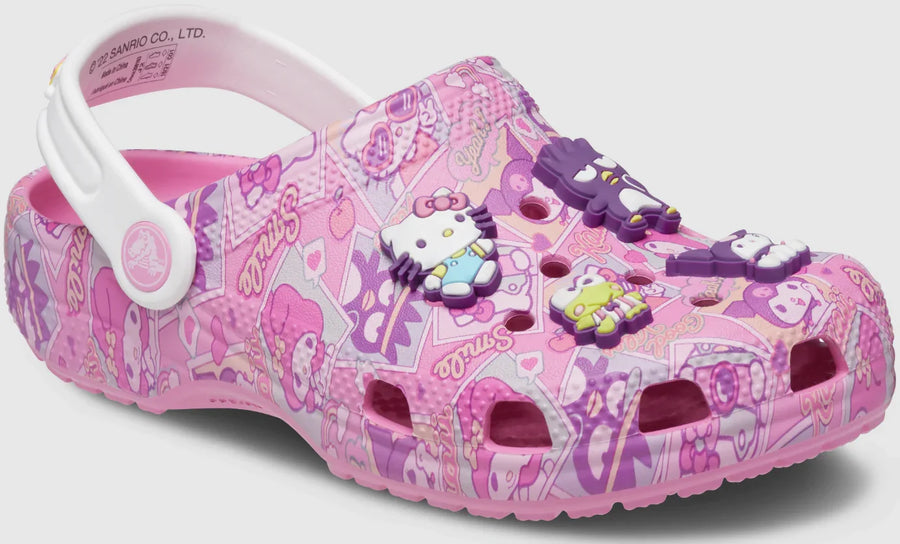 Crocs Limited Edition Kids Hello Kitty and Friends Classic Clog - Pink