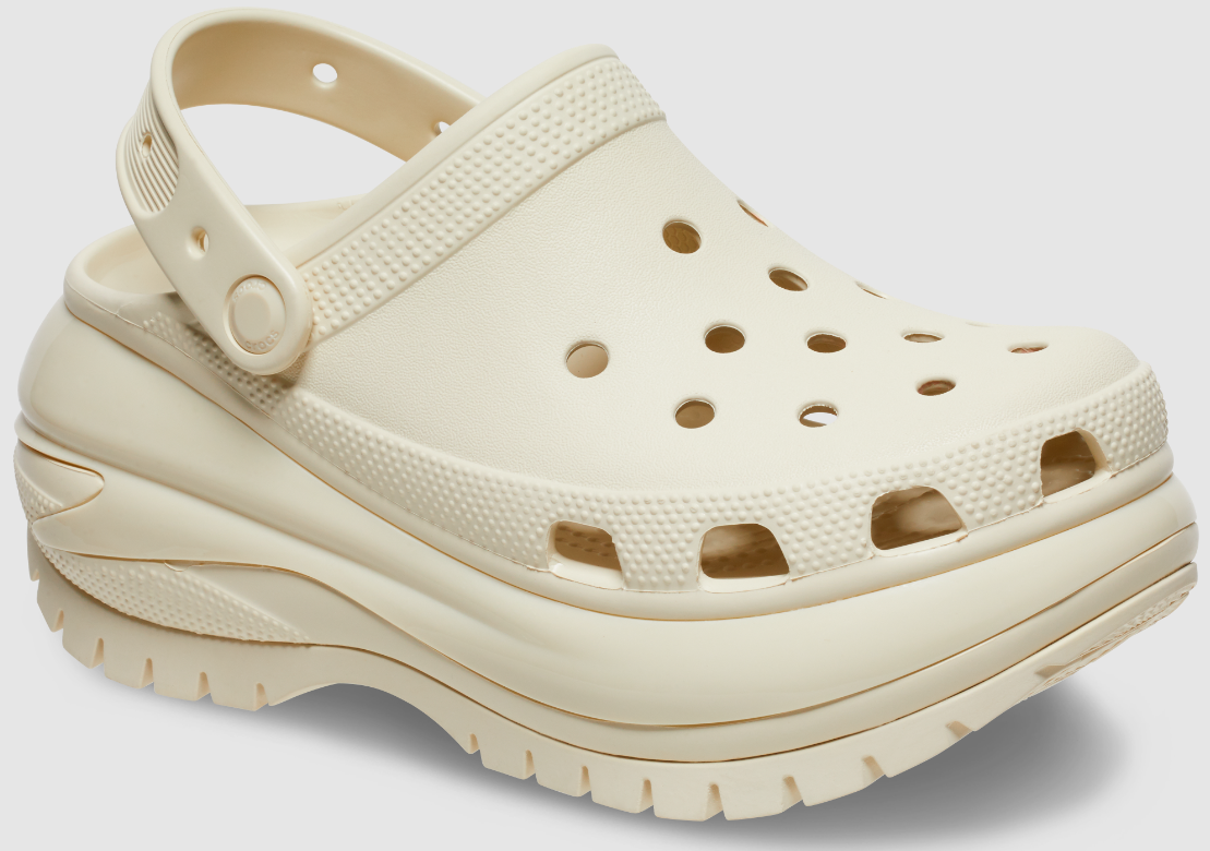 Authentic Crocs Mega Crush Clog - Bone