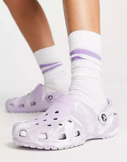 Authentic Crocs Classic Marbled Clog - Lavender