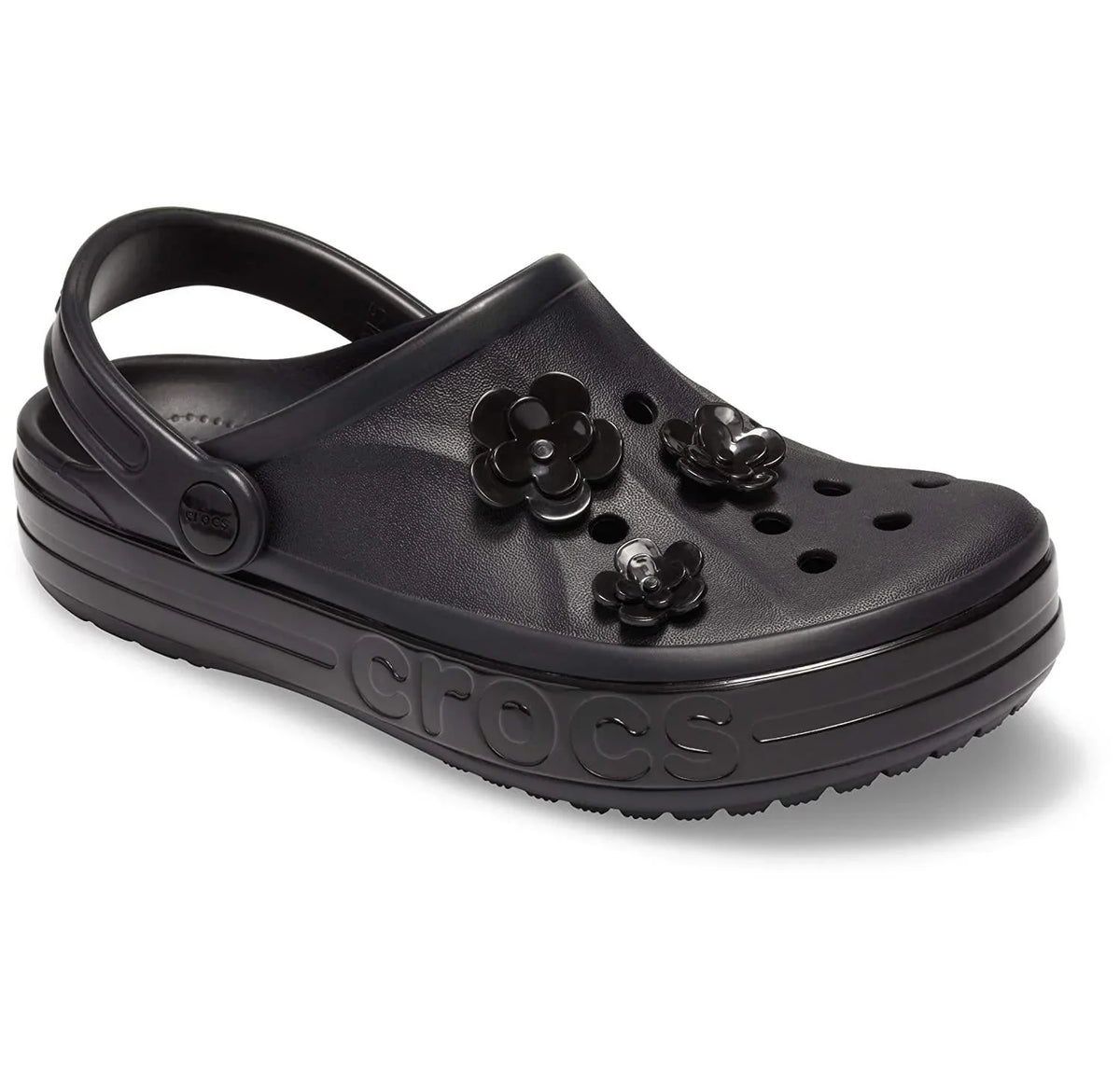 Crocs Bayaband Vivid Blooms Clog - Black - mTravel Store