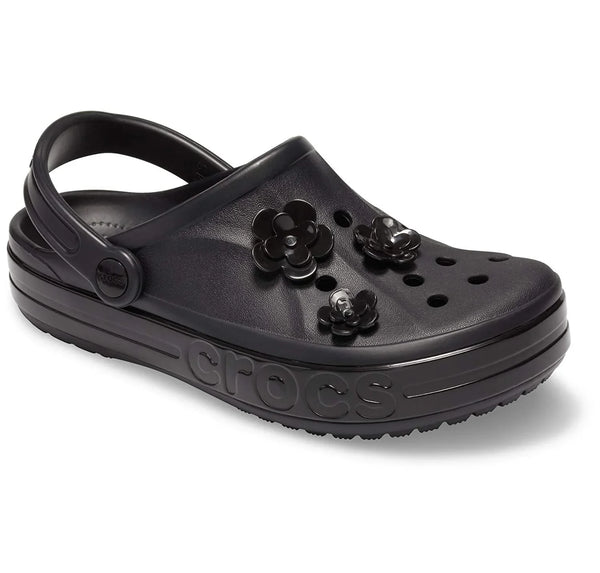 Crocs Bayaband Vivid Blooms Clog - Black
