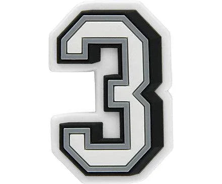 Jibbitz - Number - 3 - mTravel Store
