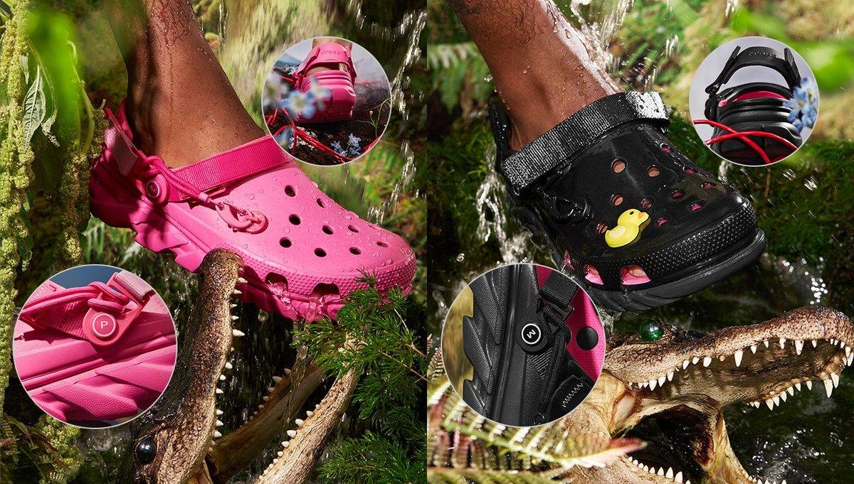 Rare Limited Edition Crocs Duet Max 2 Post Malone Pink - mStore.Kh | mTravel Store