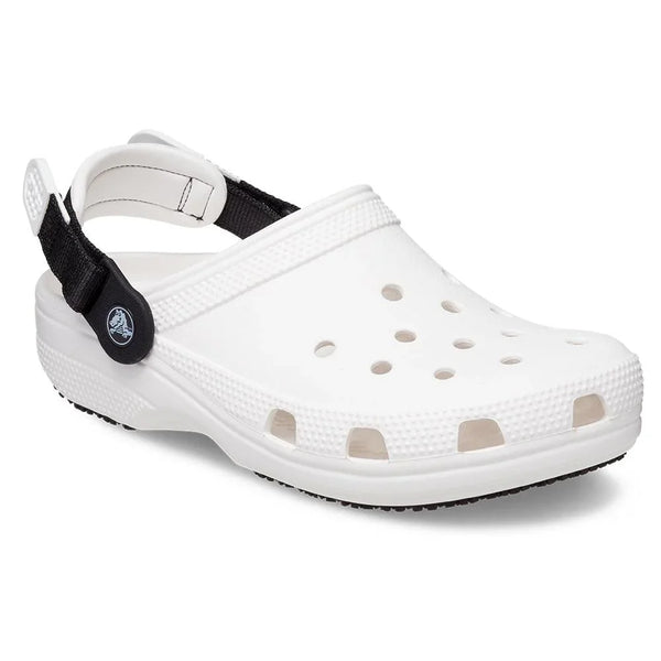 Authentic Crocs Classic Adjustable Strap Clog - White