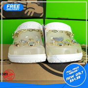Crocs x Yang Mi Collaboration Embellished Clog - White - mTravel Store