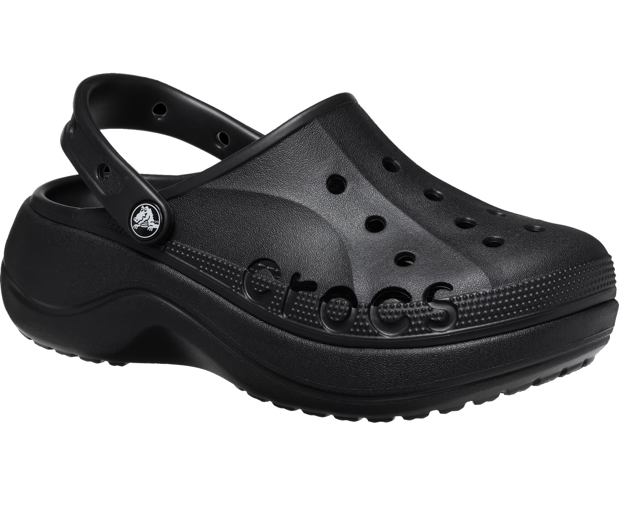 Authentic Crocs Baya Platform Clog - Black