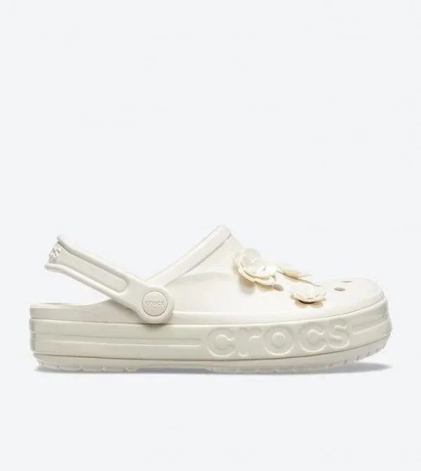 Crocs Bayaband Vivid Blooms Clog - White
