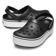 Authentic Crocs Crocband Platform Clog - Black/ White - mStore.Kh | mTravel Store