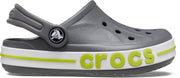 Authentic Crocs Bayaband Clog for Kids - Charcoal/ Volt Green